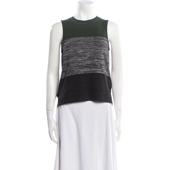 Reformation Colorblock Sleeveless Knit Top | Size XS - Picture 1 of 2